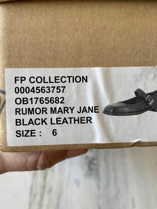 Free People Rumor Diamante Mary Jane – ROOLEE Free People Black Rumor Mary Jane Leather Flats Sz 6 NWT